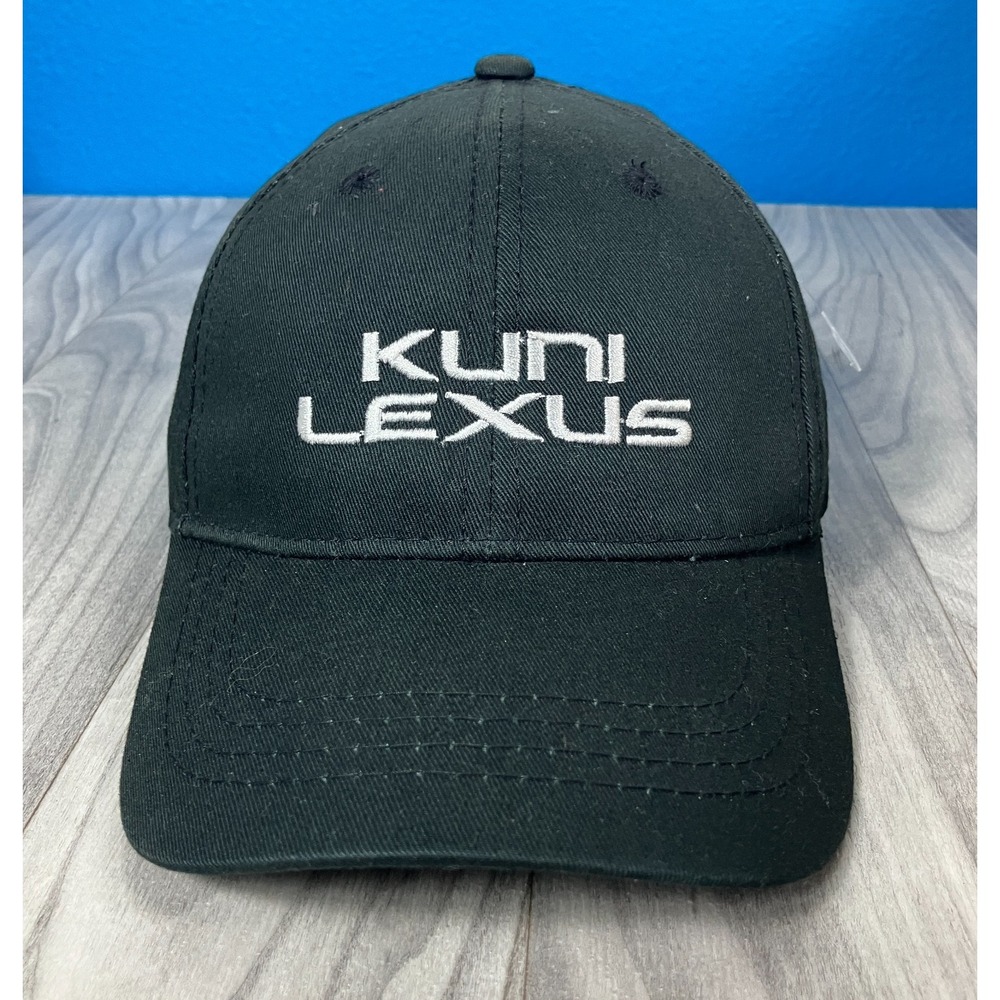 KUNI‎ Lexus Symbol Low Profile Baseball Cap Hat Black Strapback